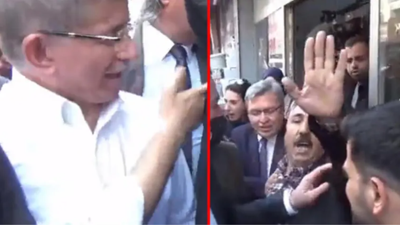 Ahmet Davutoğlu'nun Adana ziyaretinde gergin anlar: Erdoğan'a ihanet ediyorsunuz
