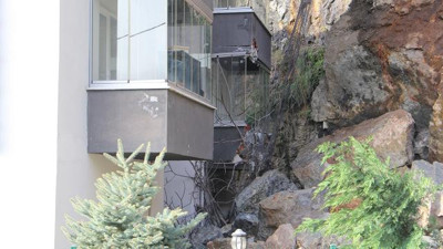 Giresun'da heyelan: 1 ev yıkıldı, 3 ev hasar gördü