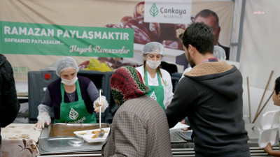 Çankaya Belediyesi üç ayrı bölgede iftar çadırı kuracak
