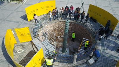 2 bin 500 yıllık yılanlı sütun restore ediliyor! İstanbul'daki en önemli tunç eser…