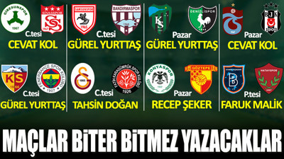 Süper Lig'de 31. hafta, 1.Lig'de 30.hafta heyecanı Yeniçağ'da yaşanacak! İşte haftanın programı