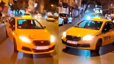 Trafikte drift taksiciye pahalıya patladı