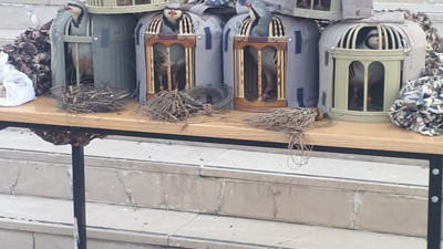 Tuzaklama ile kaçak avcılık yapanlara ceza kesildi