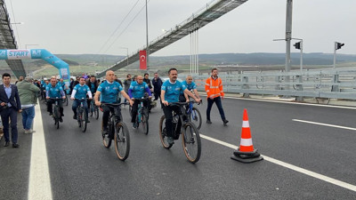 Tour Of Türkiye’nin geleneksel medya turu, 1915 Çanakkale Köprüsü’nde gerçekleştirildi