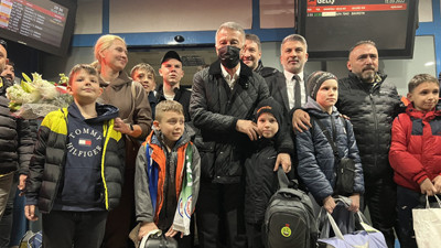 Ukraynalı savaş mağduru sporcular Trabzon'a geldi