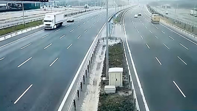 Tuzla'daki korkunç kazanın görüntüsü ortaya çıktı! Yanan otomobilin içinde feci şekilde can vermişti…