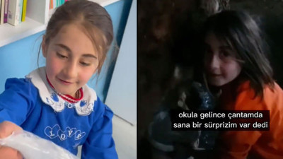 Allah her öğretmene senin gibi bir öğrenci nasip etsin. Öğretmenine yoğurt yapan köydeki öğrenci Elif duygulandırdı.