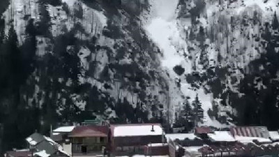 Ayder Yaylası'nda korku dolu anlar