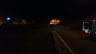 Türkiye’nin Can damarı Bolu Dağı Tüneli trafiğe kapatıldı 'Tehlike birkaç gün daha devam edecek'