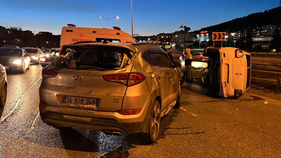 Şile Otoyolu'nda trafik kazası