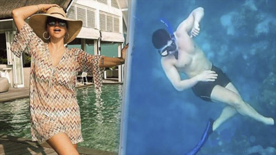 Hadise ve nişanlısı Mehmet Dinçerler, sponsor desteği ile tatile çıktılar