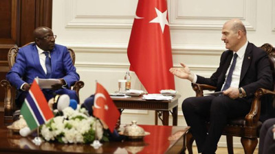 Bakan Soylu, Gambiyalı mevkidaşı ile görüştü