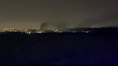 Tuzla'daki askeri alanda yangın