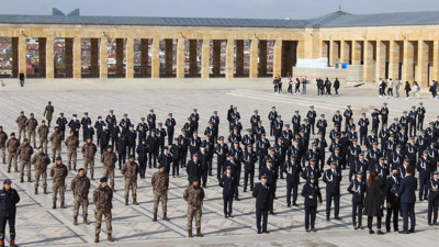 Türk Polis Teşkilatı Ata’nın huzurunda