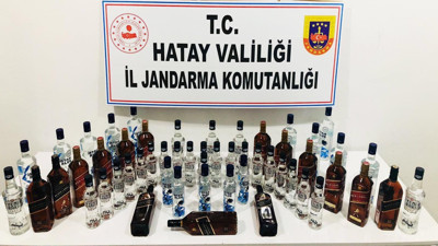 Hatay’da kaçak içki operasyonu