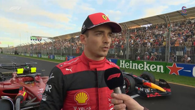 Avustralya Grand Prix'sinde pole pozisyonu Leclerc'in