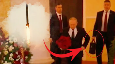 Putin dünyaya gözdağı verdi. Cenazeye nükleer çantayla geldi. Her an düğmeye basarım mesajı