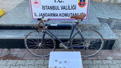 Bisikletle uyuşturucu dağıtımına çıkan şahıs yakalandı