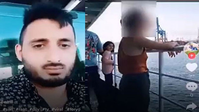 Sapık sığınmacı Türk kızlarını gizli gizli çekiyor! Sosyal medyada infial yaratan görüntüler