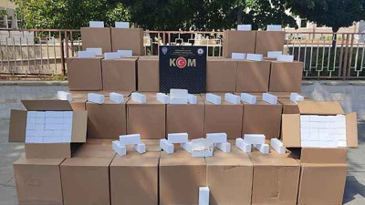 1 milyon 539 bin kaçak makaron ele geçirildi