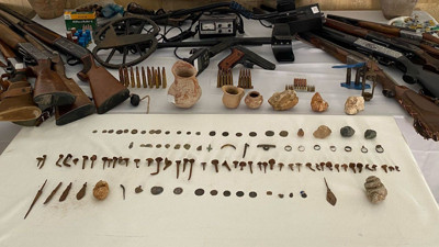 Burdur'da tarihi eser operasyonu. 17 gözaltı