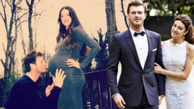 Kıvanç Tatlıtuğ ile Başak Dizer'in oğulları Kurt Efe doğdu