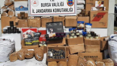 Bursa'da kaçak sigara operasyonu
