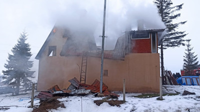 Tomruk deposunda korkutan yangın