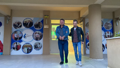 Ehliyet sınavında kopya düzeneği ile yakalandı