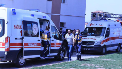 Çocukların oyununda polis ve itfaiye alarma geçti