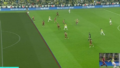 Fenerbahçe'nin golü VAR'dan döndü