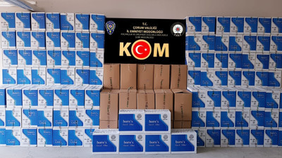 Çorum’da kaçak sigara operasyonu: 250 kilo kıyılmış tütün ele geçirildi