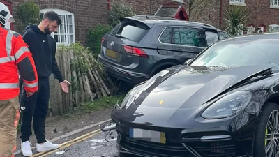 Dünyaca ünlü futbol yıldızı trafik kazası geçirdi