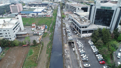 Ayamama Deresi'nin rengi yeniden mavi oldu! Marmara Denizi’ne dökülüyor…