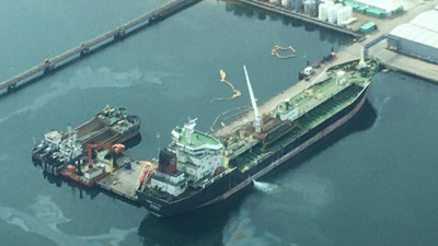 İzmit Körfezi'ni kirleten gemiye 5 milyon 882 bin lira ceza