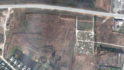 İşte Mariupol’deki toplu mezarlar