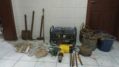 Kaçak kazı yaparken suçüstü yakalandılar