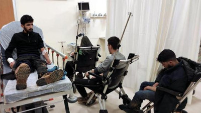 Bulgar polisinden insanlık dışı uygulama.Köpeklerden bu halde kurtulabildiler