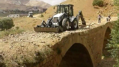 800 yıllık köprünün son hali ortaya çıktı! Kepçeli katliamdan son anda kurtarılmıştı…