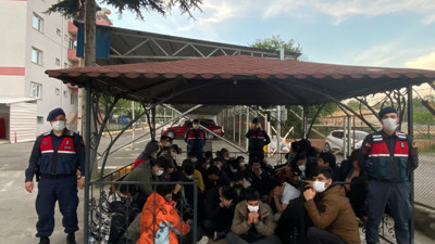 Gebze’de Afgan uyruklu 46 kaçak göçmen yakalandı