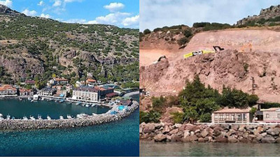 Rant, şantiye ve inşaat severlerin Assos’u getirdiği hale bakın! Utanın...