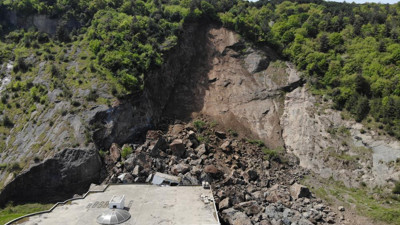Samsun'da faciadan dönüldü, Yürekler ağza geldi
