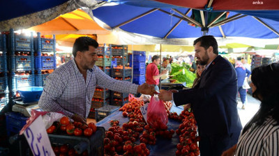 CHP İzmir İl Başkanı Yücel 200 lira ile Pazar alışverişine çıktı “İki öğün tencere kaynatmak imkansız”