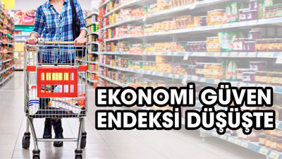 Ekonomi güven endeksi yine düşüşte.Endeks yüzde 1,1 düşüşle 94,7 değerine geriledi
