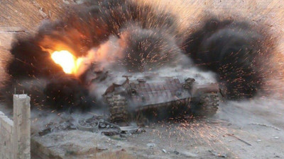 Rus tankları kağıttan kaplan çıktı