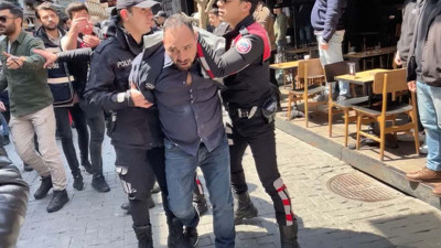 Beşiktaş’tan Taksim’e yürümeye çalışan polis müdahalesi! Çok sayıda gözaltı var…