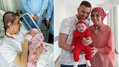 Literatüre giren mucize anne ve kızının en özel bayram ziyareti