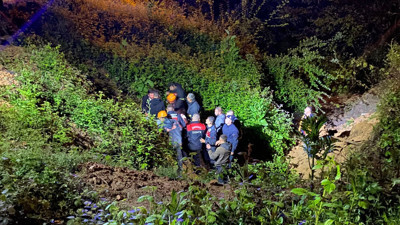 Pikap 50 metreden şarampole uçtu