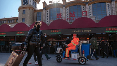 Çin'de 1 Mayıs tatilinde yurt içi seyahatler yüzde 30,2 azaldı