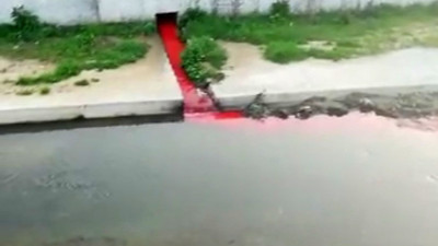 Şehrin ortasına zehir akıyor